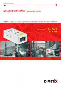 DLS-30 Tlmtre laser industriel