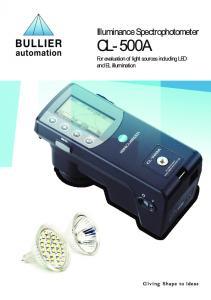 Luxmtre Spectrophotomtre CL-500A