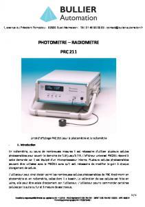 Radiometer 211