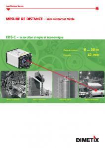 Plus dinformation Tlmtre laser : EDS-C