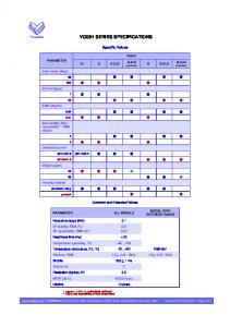 Specifications Gyromtre VG091