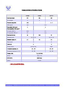 Specifications Gyromtre VG095