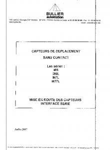 Capteurs M5 LED - Manuel dutilisation