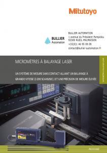 Micromtres laser scans Mitutoyo