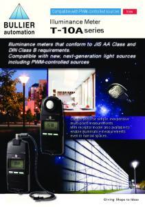 Luxmtre T-10A - BULLIER Automation
