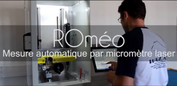  ROmo   Systme automatique et sans contact de mesure des cotes de pices cylindriques